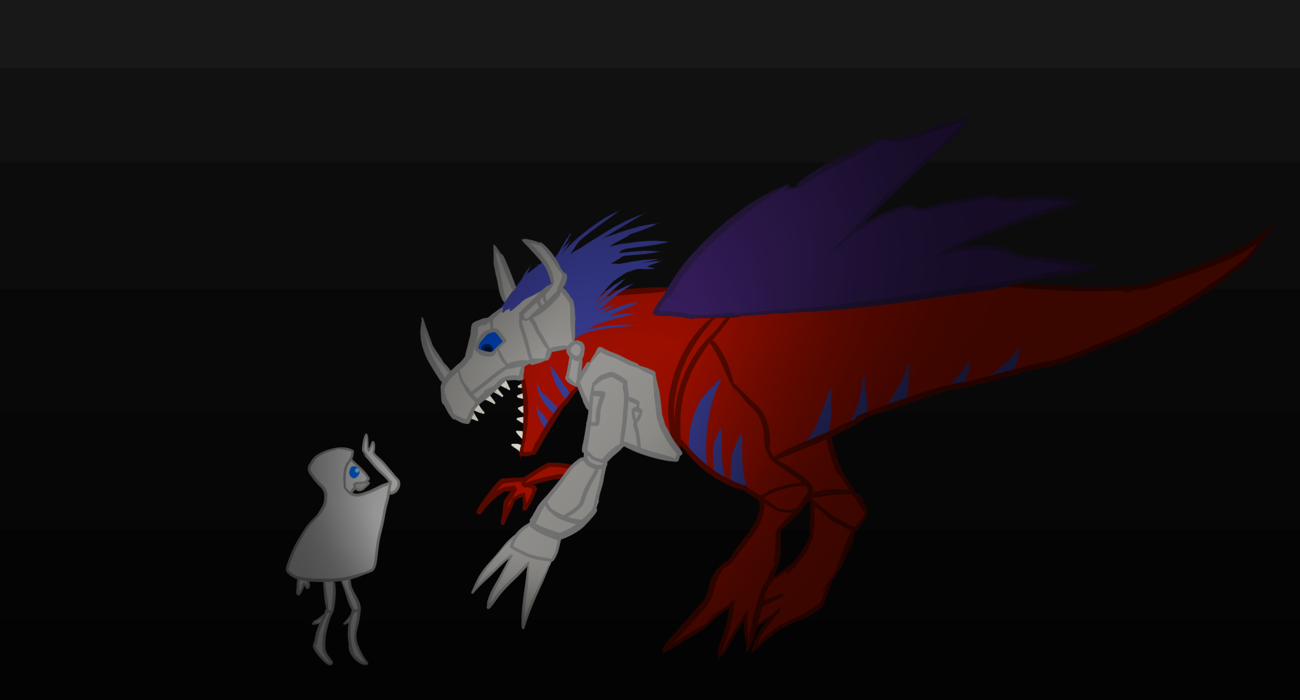 Kelvin kohtaa punaisen MetalGreymonin